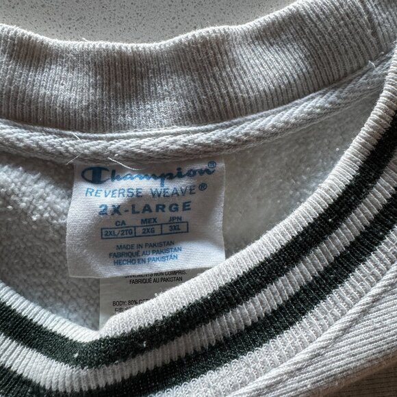 East Coast Girl Ribbed Champion Crewneck - Green - Barstool - Picture 5 of 8